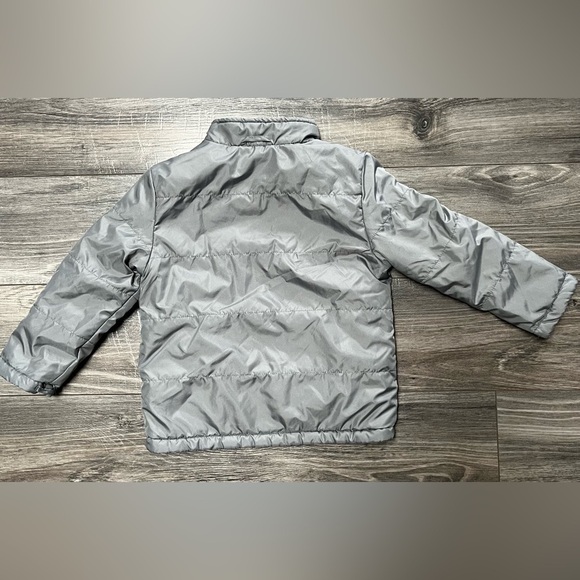 Toddler boys gray silver lightweight Jacket coat size 5T - Picture 7 of 9